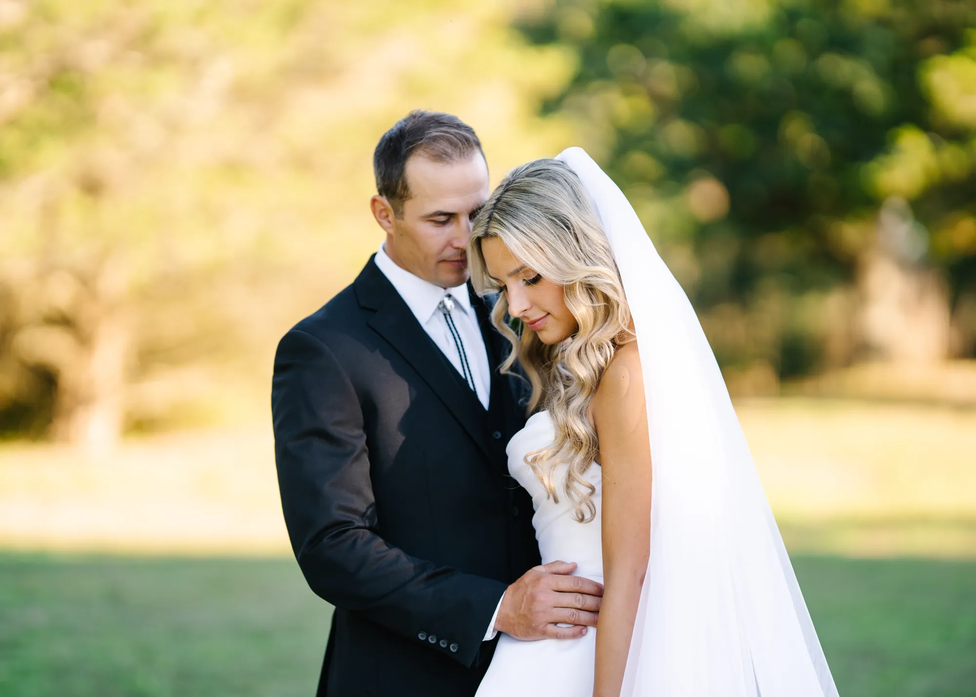 Suffolk County vineyard wedding, golden hour