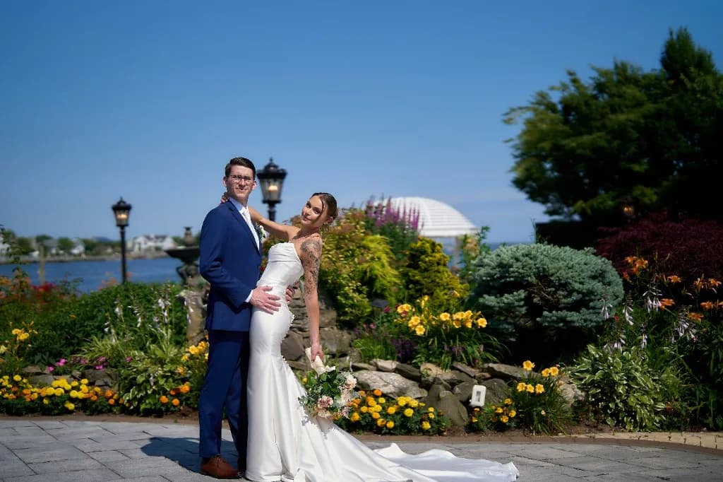 A handwritten family photo list, Bride opening ornate iron doors inside the Riviera Waterfront Mansion